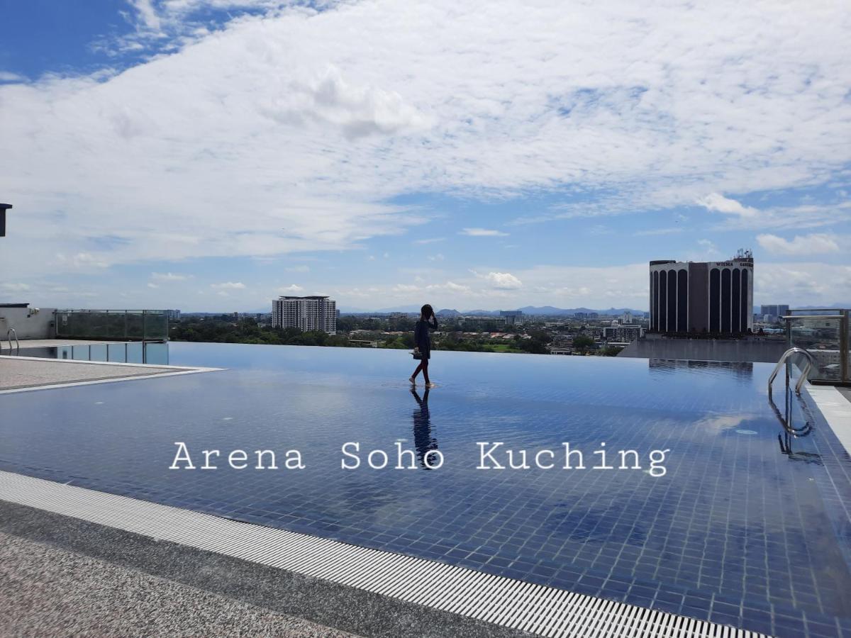 Arena Soho Kuching With Infinity Rooftop Pool And Free Wifi Exterior photo